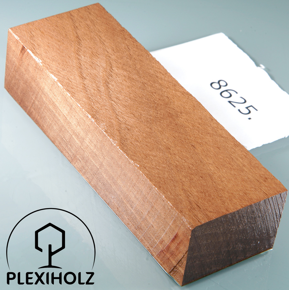 Walnuss Griffschalen stabilisiert | 128x40x8 | plexiholz | 8535
