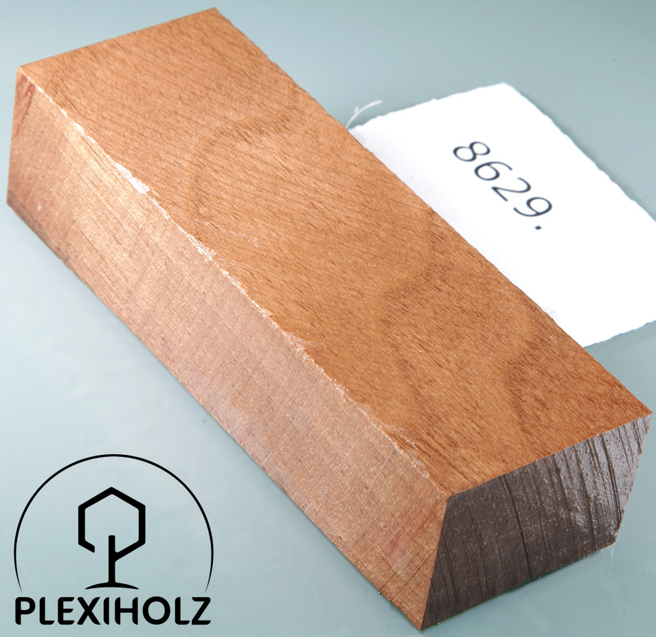 Walnuss Griffschalen stabilisiert | 128x40x8 | plexiholz | 8535