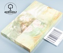 Ahorn Maser Griffschalen stabilisiert | 120x40x10 | acryholz | Messergriff | 1504