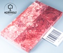 Box Elder Maser stabilisiert | acryholz | 140x40x10 | Griffschalenpaar 1671