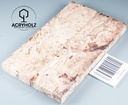 Kastanie Maser stabilisiert | 120x45x10 | acryholz | schalenpaar 1513