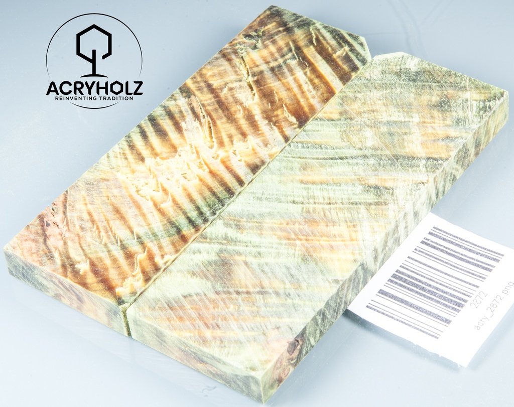 Stabilized Wood stabilisiert | 120x45x10| ACRYHOLZ | Messer | Griffholz