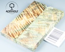 Stabilized Wood stabilisiert | 120x45x10| ACRYHOLZ | Messer | Griffholz