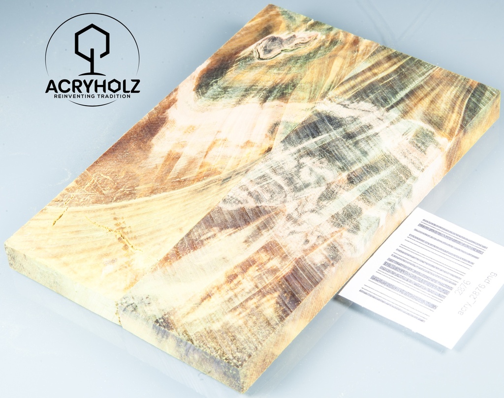 Stabilized Wood stabilisiert | 120x45x10| ACRYHOLZ | Messer | Griffholz