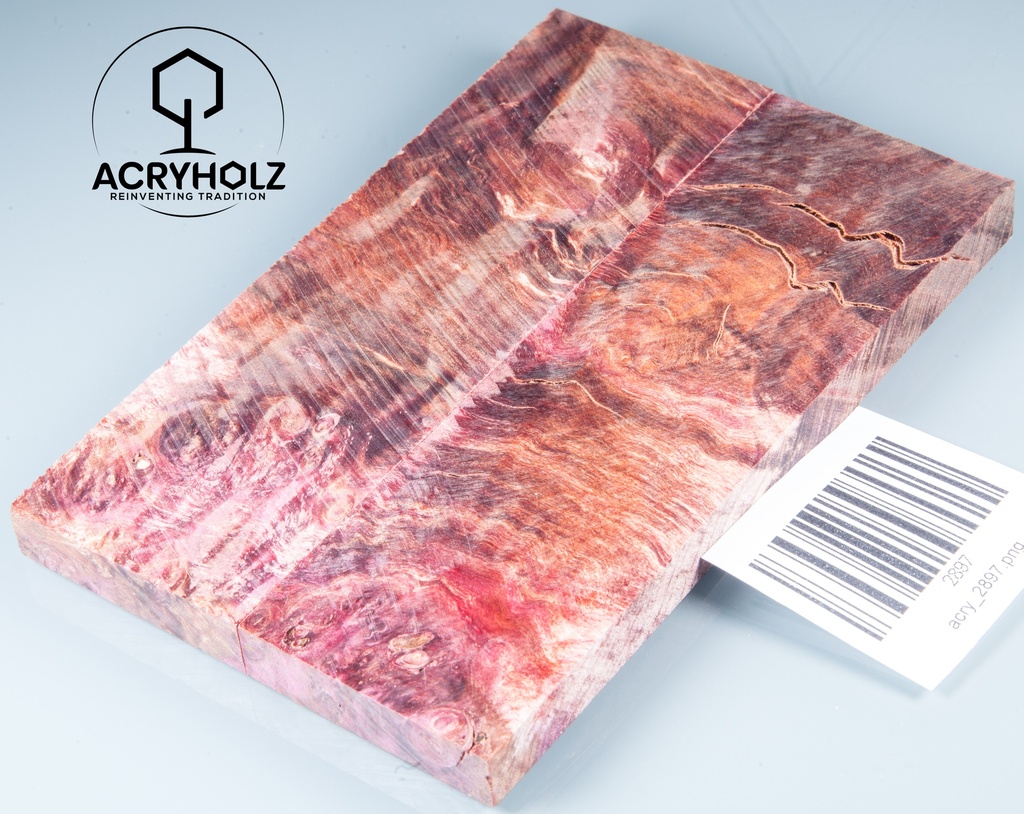 Stabilized Wood stabilisiert | 120x45x10| ACRYHOLZ | Messer | Griffholz