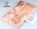 Pappel Griffschalen stabilisiert | 120x45x10| ACRYHOLZ | Messer | Griffholz 1630