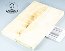 Pappel Griffschalen stabilisiert | ACRYHOLZ | Messer | Griffholz