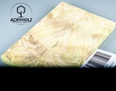 Pappel Griffschalen stabilisiert | acryholz | Messer | Griffholz