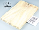 Pappel Griffschalen stabilisiert | acryholz | Messer | Griffholz