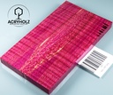 Arce Cachas Estabilizado | 150x40x10 | acryholz | Mango de Cuchillo | 1407