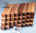 Nussbaum Stiftrohling stabilisiert | 100x20x20 | acryholz | 1524
