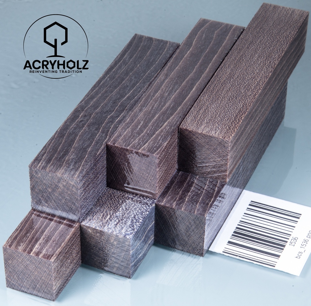 Ash Pen Blank Grey Stabilized | 100x20x20 | acryholz | 1536