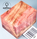 Poplar Burl Stabilized | 82x60x47 | acryholz | Turning Wood Drechseln 1661