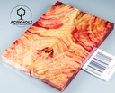 Peuplier Plaquettes de Manche Stabilisé | 130x45x10 | ACRYHOLZ | Couteau | Bois pour Manche 2192