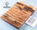 Hêtre Spalted Stabilisé Plaquettes de Manche | 120x40x10 | Manche de Couteau 2416