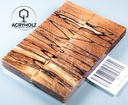 Buk Spalted Stabilizowany Okładziny Rękojeści | 120x40x10 | Rękojeść Noża 2421