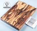 Buk Spalted Stabilizowany Okładziny Rękojeści | 120x40x10 | Rękojeść Noża 2431
