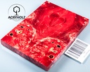 Box Elder Maser stabilisiert | acryholz | 130x40x10 | Griffschalenpaar 2446
