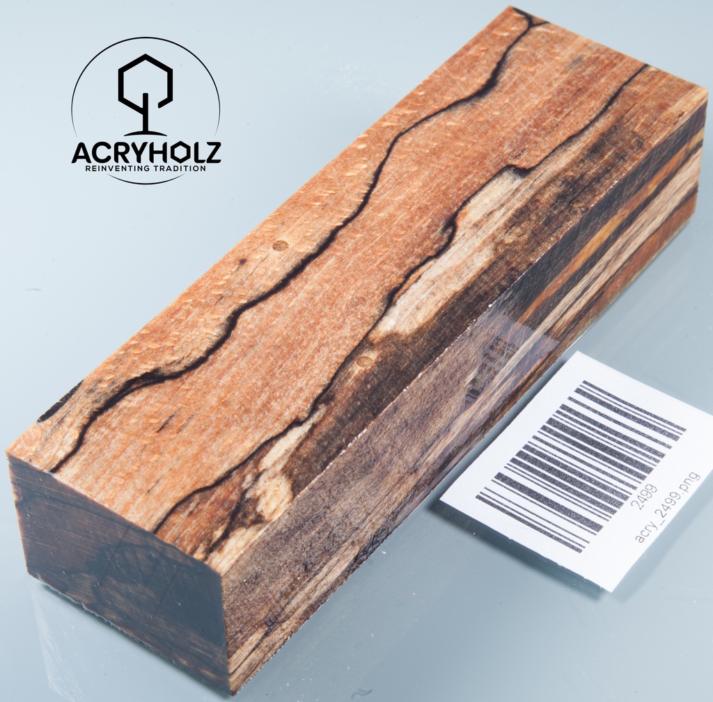 Buche gestockt stabilisiert Griffblock | 140x40x30 | Messergriff 2499