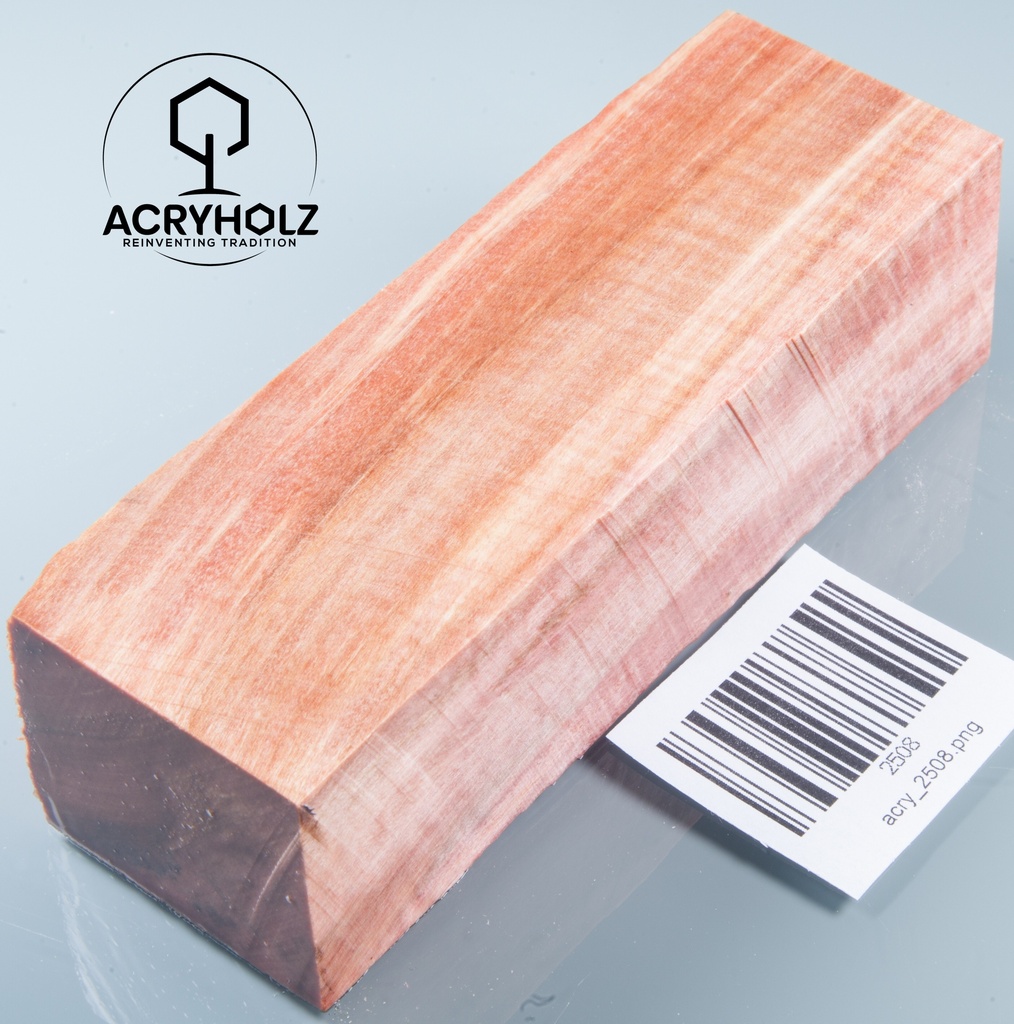 Loupe de Châtaignier Bloc pour Manche Stabilisé | 130x40x35 | ACRYHOLZ | Manche de Couteau | 2508