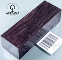 Hornbeam Black Stabilized Handle Block | 120x40x30 | Knife Handle 2552