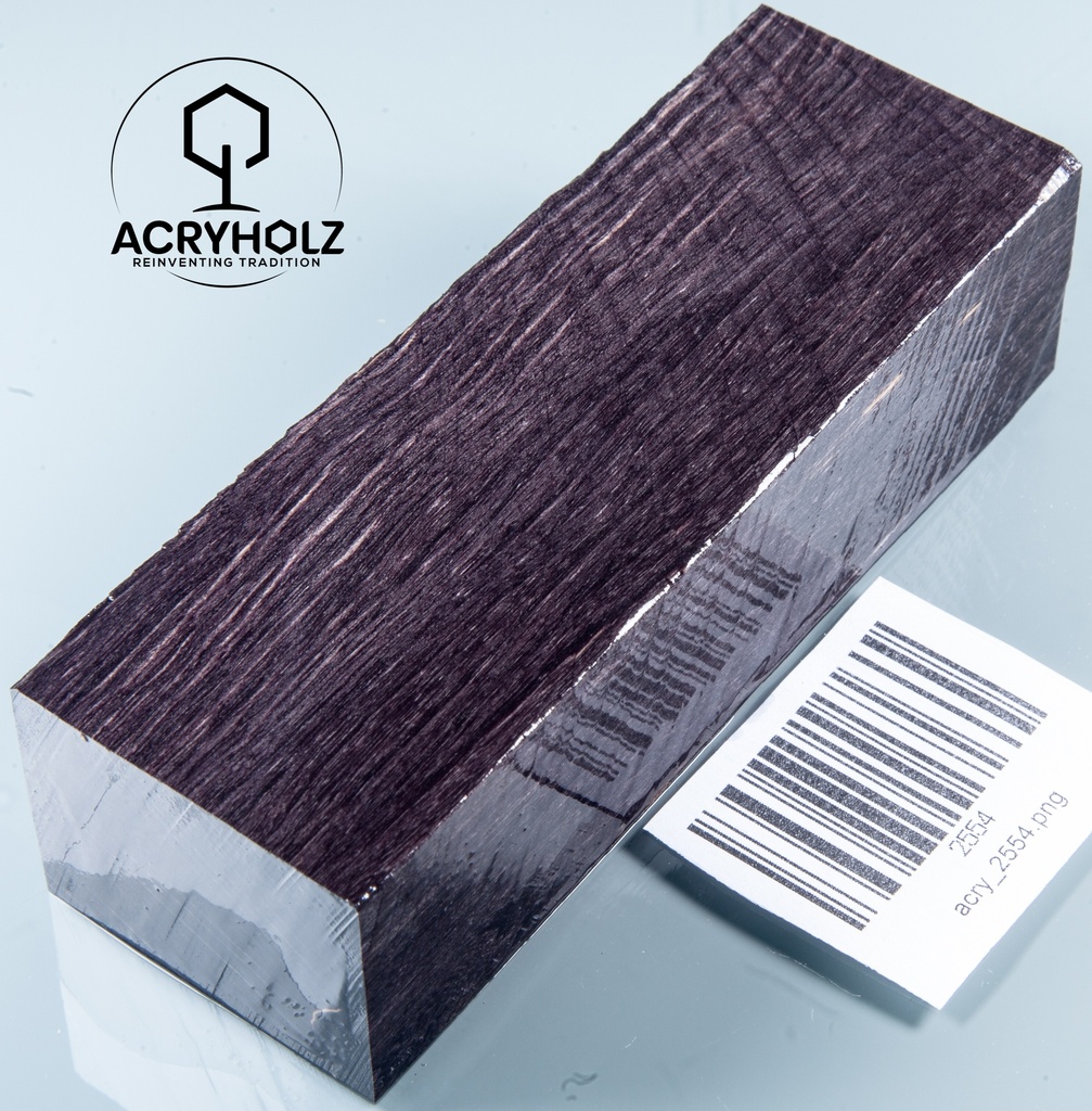 Hornbeam Black Stabilized Handle Block | 120x40x30 | Knife Handle 2553 (Copy)