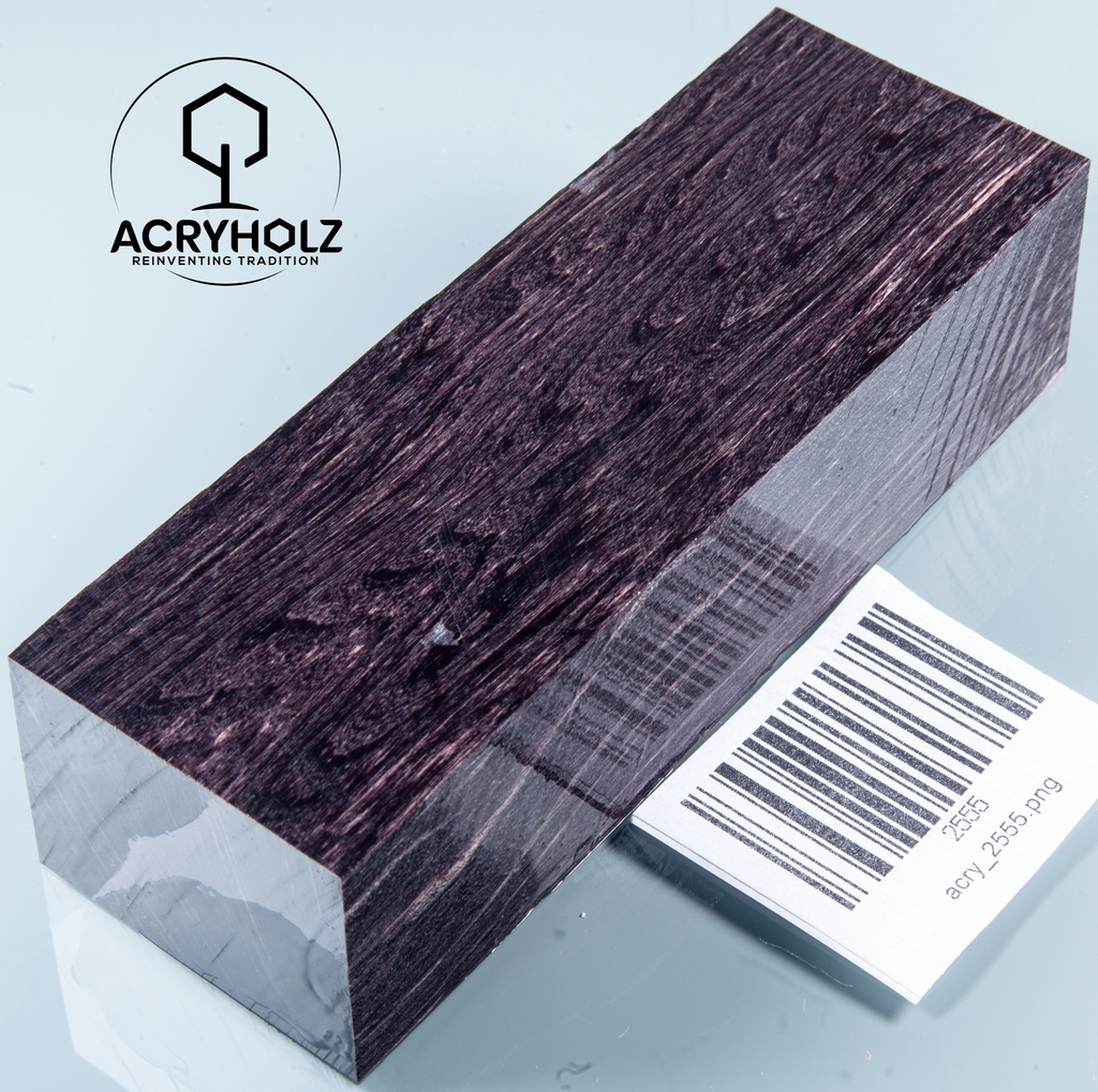 Grab Czarny Stabilizowany Blok na Rękojeść | 120x40x30 | Rękojeść Noża 2555