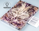 Pappel Griffschalen stabilisiert | 120x40x10| ACRYHOLZ | Messer | Griffholz 2793