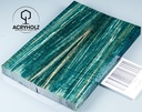 Kastanie Maser stabilisiert | 120x40x10 | acryholz | schalenpaar 2801
