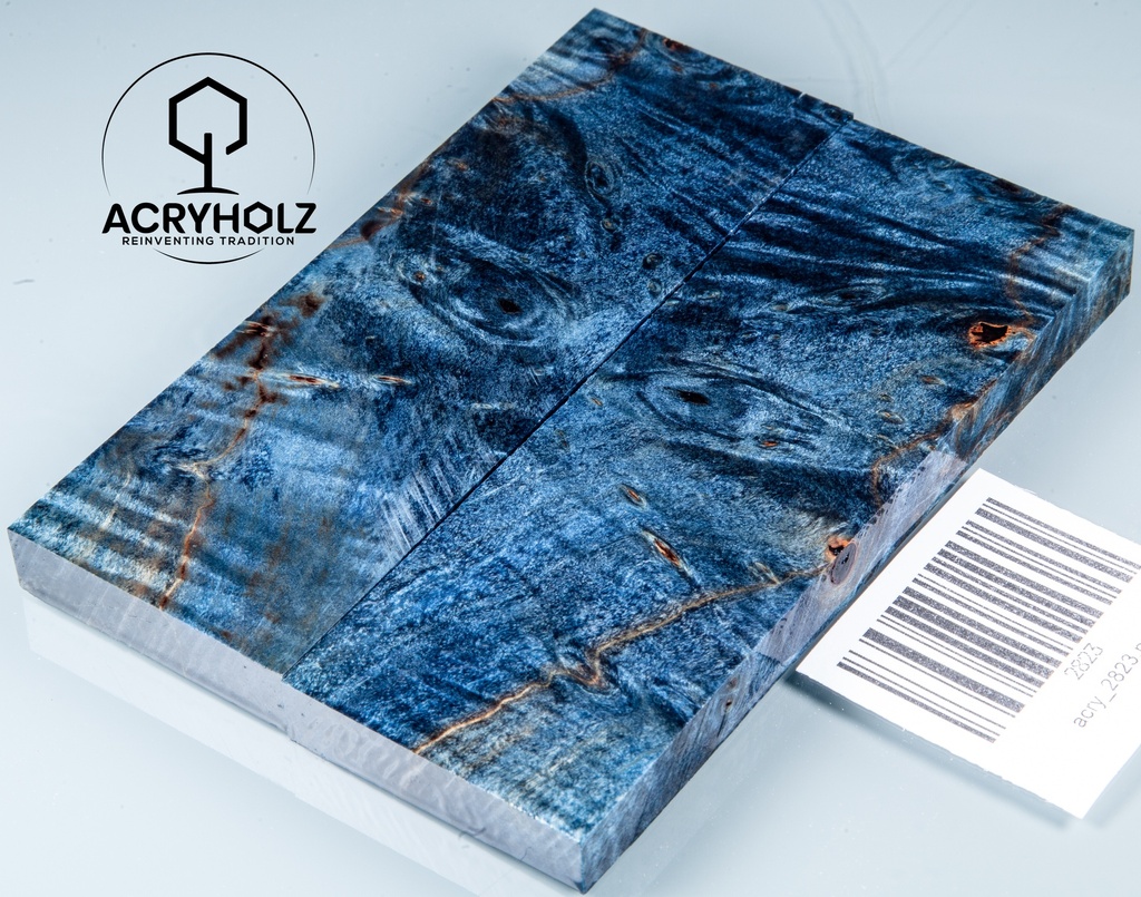 Kastanie Maser stabilisiert | 120x40x10 | acryholz | schalenpaar 2823