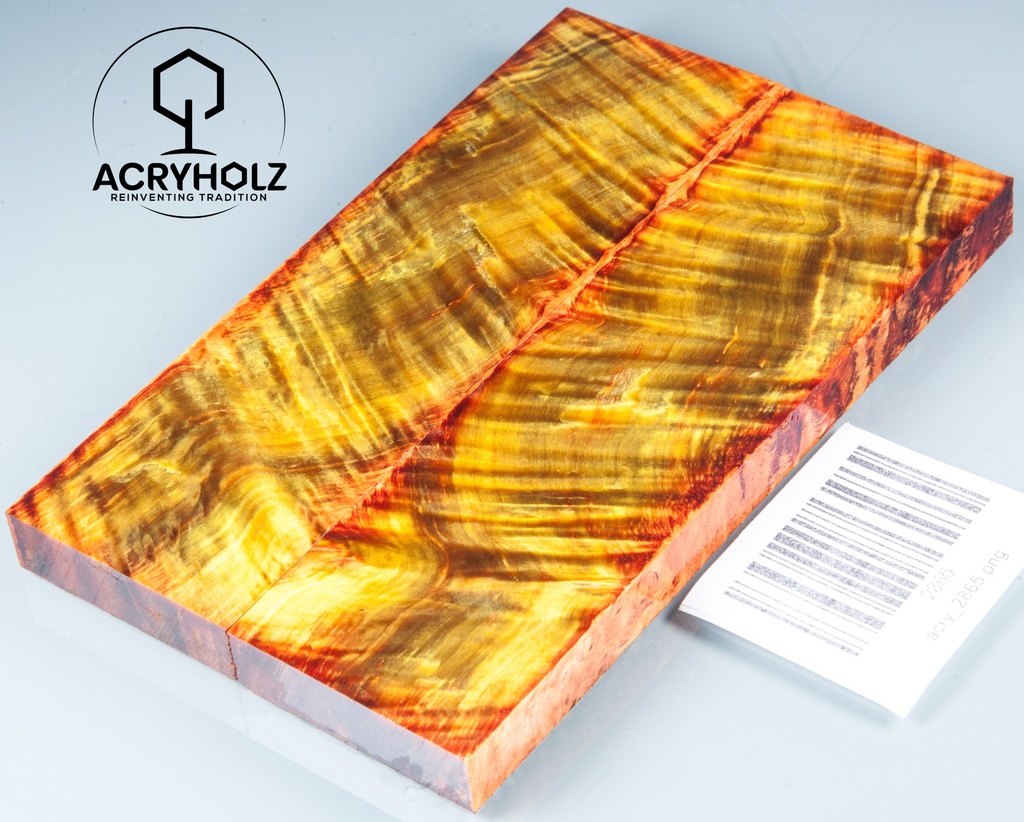 Kastanie Maser stabilisiert | 130x40x10 | acryholz | schalenpaar 2865