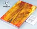 Kastanie Maser stabilisiert | 130x40x10 | acryholz | schalenpaar 2867