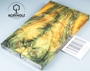 Kastanie Griffschalen stabilisiert | 140x40x10| ACRYHOLZ | Messer | Griffholz 2877