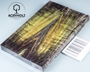 Kastanie Griffschalen stabilisiert | 130x40x10| ACRYHOLZ | Messer | Griffholz 2883