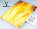Pappel Griffschalen stabilisiert | 130x40x10| ACRYHOLZ | Messer | Griffholz 2907