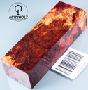 Eschenahorn Maser Griffblock stabilisiert | 120x40x30 | acryholz | 2937