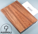 Noyer Plaquettes de Manche Stabilisé | 120x40x10 | plexiholz | 8560