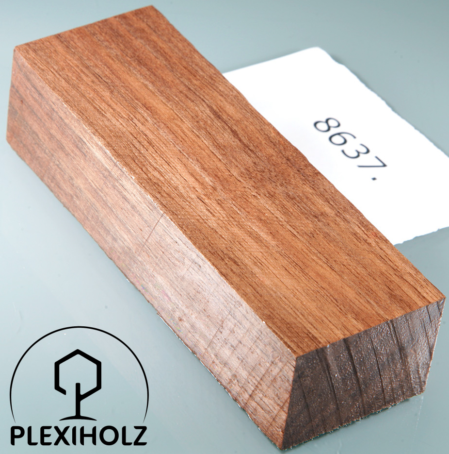 Noyer Bloc pour Manche Stabilisé | 120x40x28 | plexiholz | 8637