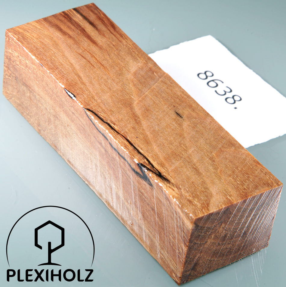 Orzech włoski Blok na Rękojeść Stabilizowany | 120x40x30 | plexiholz | 8638
