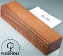 Walnut Handle Block Stabilized | 150x40x30 | plexiholz | 8648