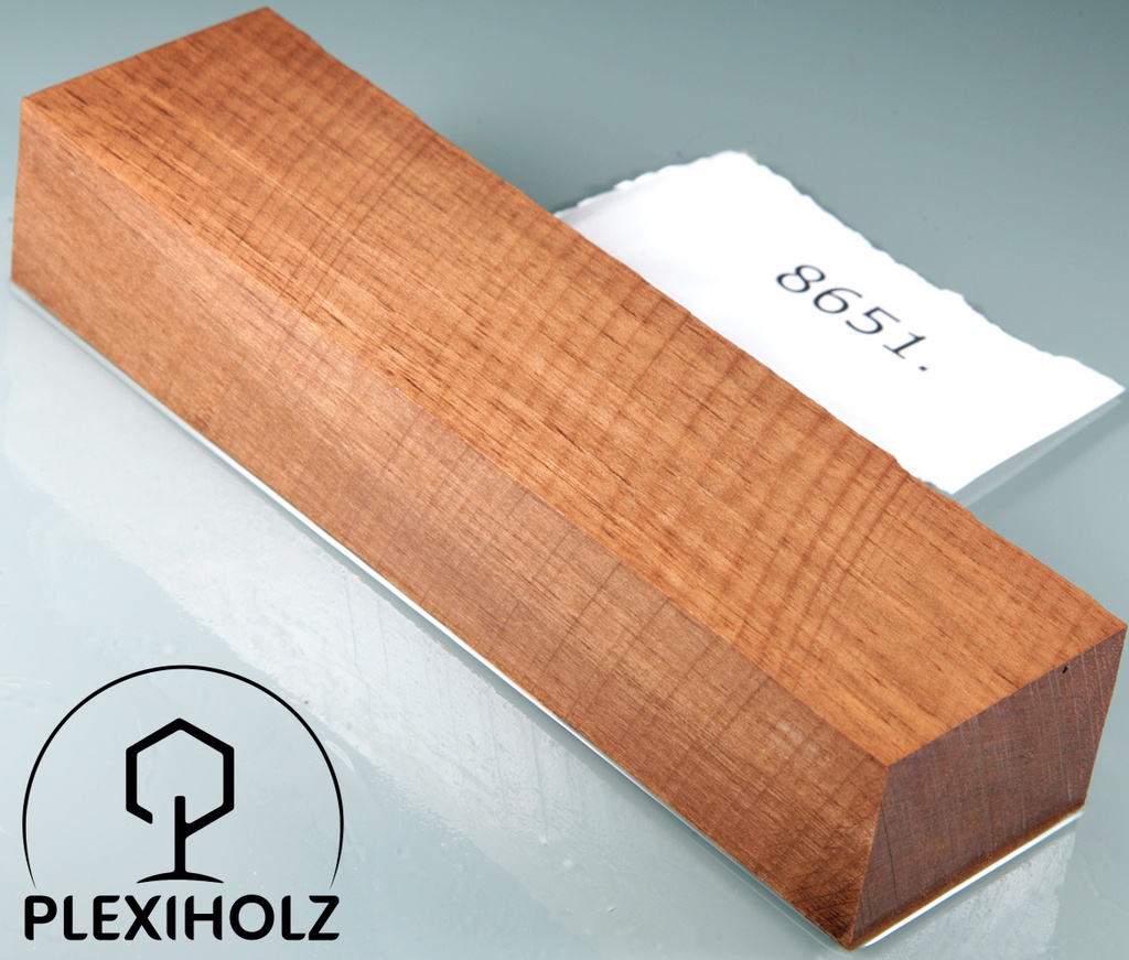 Orzech włoski Blok na Rękojeść Stabilizowany | 150x40x28 | plexiholz | 8651