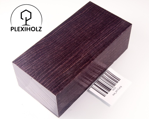 [0413] Klon Blok na Moda Stabilizowany | 140x68x47 | plexiholz | Rękojeść Noża | 0413