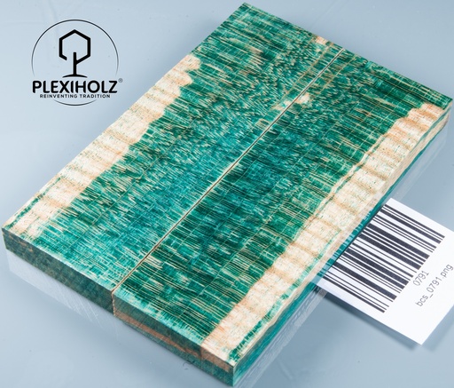 [0791] Acero Guancette per Manico Stabilizzato | 120x40x10 | plexiholz | Manico per Coltello | 0791