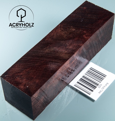 [1374] Radica di Pioppo Stabilizzato Legno da Tornio | 150x40x40 | ACRYHOLZ | 1374