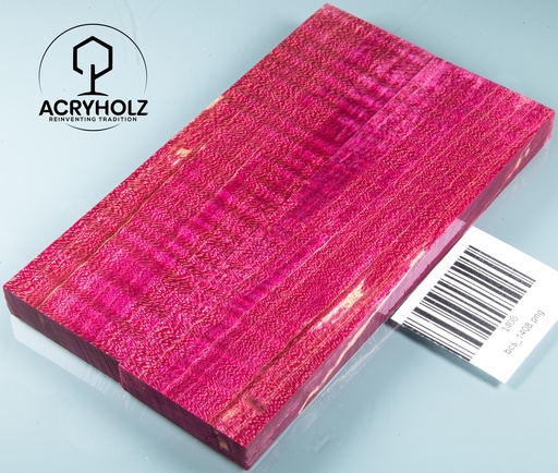 [1408] Érable Plaquettes de Manche Stabilisé | 150x40x10 | acryholz | Manche de Couteau | 1408