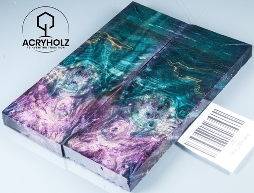 [2857] Kastanie Maser stabilisiert | 130x50x10 | acryholz | schalenpaar 2857