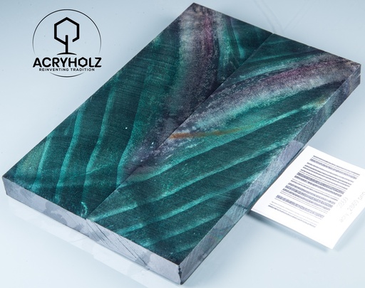 [2860] Kastanie Maser stabilisiert | 130x44x10 | acryholz | schalenpaar 2860