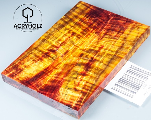 [2863] Kastanie Maser stabilisiert | 120x40x10 | acryholz | schalenpaar 2863